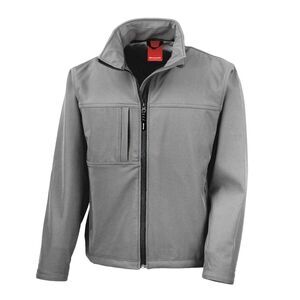 Result Mens Classic Soft Shell Jacket / Workguard Grey